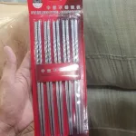 Vỉ 5 Đôi Đũa Inox Chất Lượng Cao 22cm