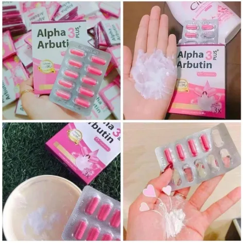 Viên Bột Kích Trắng Body Kyra Alpha Arbutin 3 Plus+ Thái Lan - Hộp 10 Viên