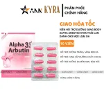 Viên Bột Kích Trắng Body Kyra Alpha Arbutin 3 Plus+ Thái Lan Phiên Bản Mới - Hộp 10 Viên