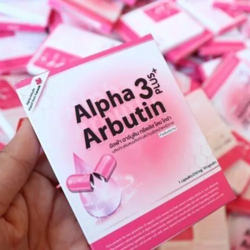 Viên Bột Kích Trắng Body Kyra Alpha Arbutin 3 Plus+ Thái Lan Phiên Bản Mới - Hộp 10 Viên