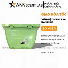 Viên Giặt Xả SCENT LAB 5in1 Nhật Bản Dạng Hộp Cao Cấp 30 Viên
