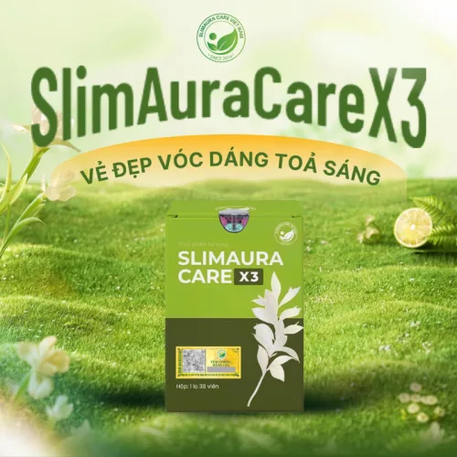 Viên Uống Giảm Cân Giữ Dáng Slimaura Care x3 1 Lọ 38 Viên
