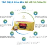 Viên Uống Sâm Tố Nữ Collagen Puecolazen