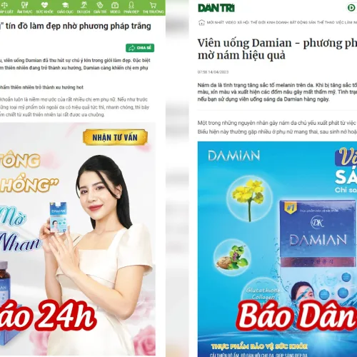 Viên Uống Trắng Da DaMiAn  được các chuyên gia hàng đầu trong lĩnh vực Thẩm Mỹ nghiên cứu và phát triển