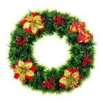 Vòng Hoa Nguyệt Quế Noel Trang Trí Tường Cửa Giáng Sinh 5 Mẫu Size 30cm