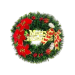 Vòng Nguyệt Quế Noel Trang Trí Tường Cửa Giáng Sinh 6 Mẫu Loại Đẹp Size 38cm