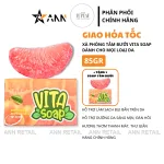 Xà Bông Rửa Mặt Trắng Da Bưởi Vita Soap 85g Le Peau - Combo 2 (1 Bưởi + Tặng 1 Bưởi)