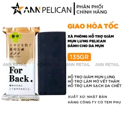 Xà Phòng Pelican For Back 135g Hỗ Trợ Giảm Mụn Lưng