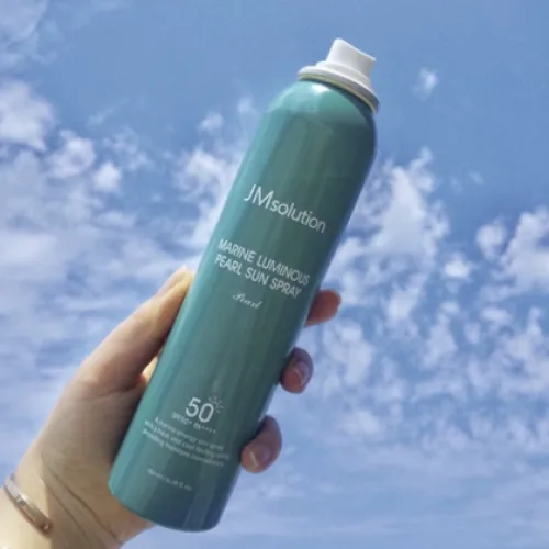Xịt chống nắng đa năng Jm Solution Marine Luminous Pearl Sun Spray Pearl 180ml