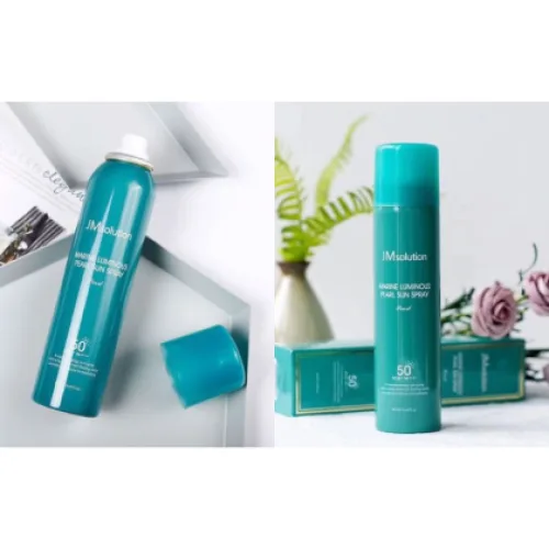 Xịt Chống Nắng Làm Mát Da Jmsolution Marine Luminous Pearl Sun Spray Pearl 180ml