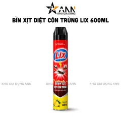 Xịt Côn Trùng LIX Hương Chanh Chai Đỏ 600ML