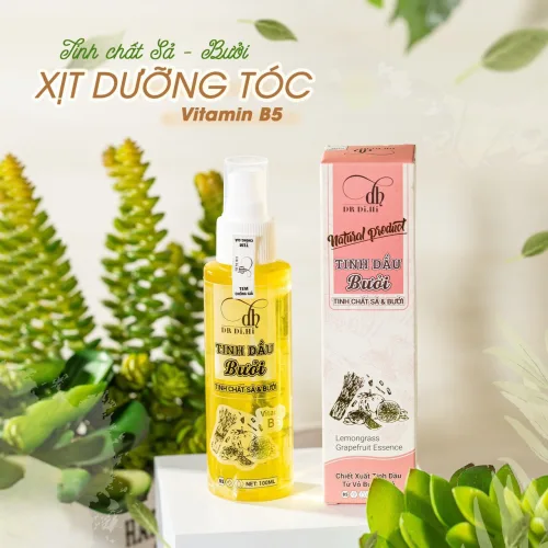 Xịt dưỡng tóc tinh dầu bưởi Dr Di.Hi  Phên Bản Mới có thêm thành phần Vitamin B5