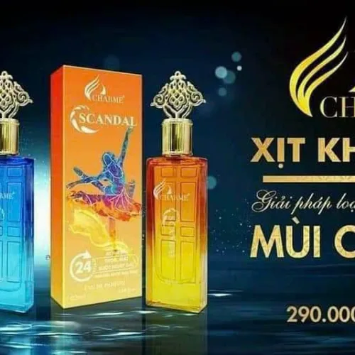 Xịt khử mùi Charme cứu cánh cho nhứng ngày hè oi bức