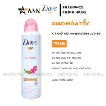 Xịt Khử Mùi Dove Hương Lựu Đỏ 250ml - Hương Thơm Ngọt Ngào Dịu Nhẹ