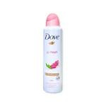 Xịt Khử Mùi Dove Hương Lựu Đỏ 250ml - Hương Thơm Ngọt Ngào Dịu Nhẹ