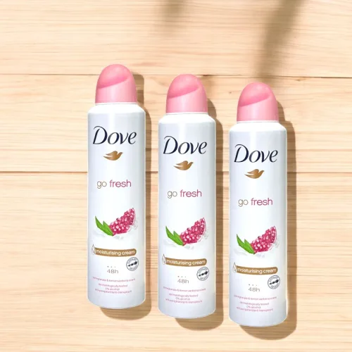 Xịt Khử Mùi Dove Hương Lựu Đỏ 250ml - Hương Thơm Ngọt Ngào Dịu Nhẹ