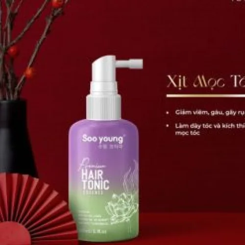 Xịt Kích Mọc Tóc Sen Tảo SooYoung 150Ml