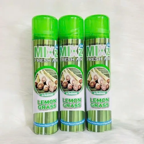 Xịt Phòng Hương Sả Chanh Mixz Thái Lan - Chất Khử Mùi Thơm Phòng 320ml