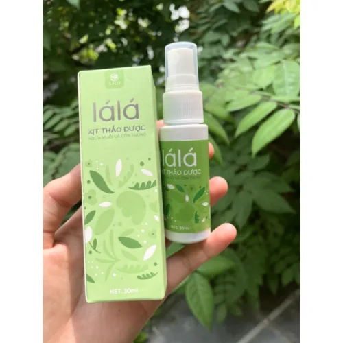Xịt Thảo Dược Lá Lá 30ml Hỗ Trợ Bảo Vệ Da Xua Đuổi Muỗi Và Côn Trùng