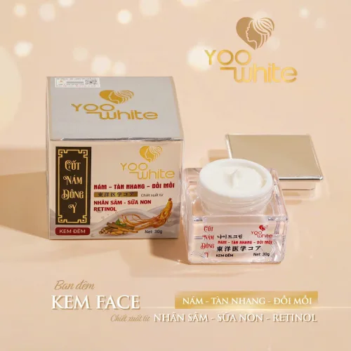Xóa sạch nám an toàn không tái phát cùng kem cốt nám Yoo White