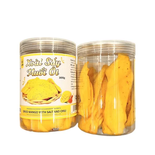 Xoài Sấy Dẻo Muối Ớt Thơm Ngon 300g - Hũ Pet