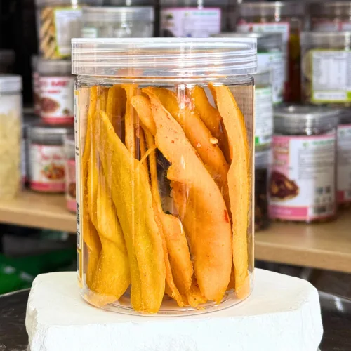 Xoài Sấy Dẻo Muối Ớt Thơm Ngon 300g - Hũ Pet
