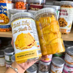 Xoài Sấy Dẻo Muối Ớt Thơm Ngon 400g - Hũ Pet