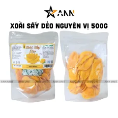 Xoài Sấy Dẻo Túi Zip Nguyên Vị Thơm Ngon 500g