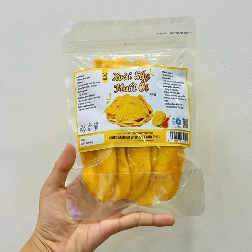 Xoài Sấy Muối Ớt Túi Zip 300g