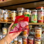 Xúc xích dinh dưỡng PONNIE BIN&BON 210gr (6 cây x 35g)