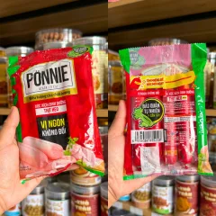 Xúc Xích Gói Dinh Dưỡng Thịt Heo Ponnie - Xúc Xích Ponnie 175g (5 Cây x 35g)