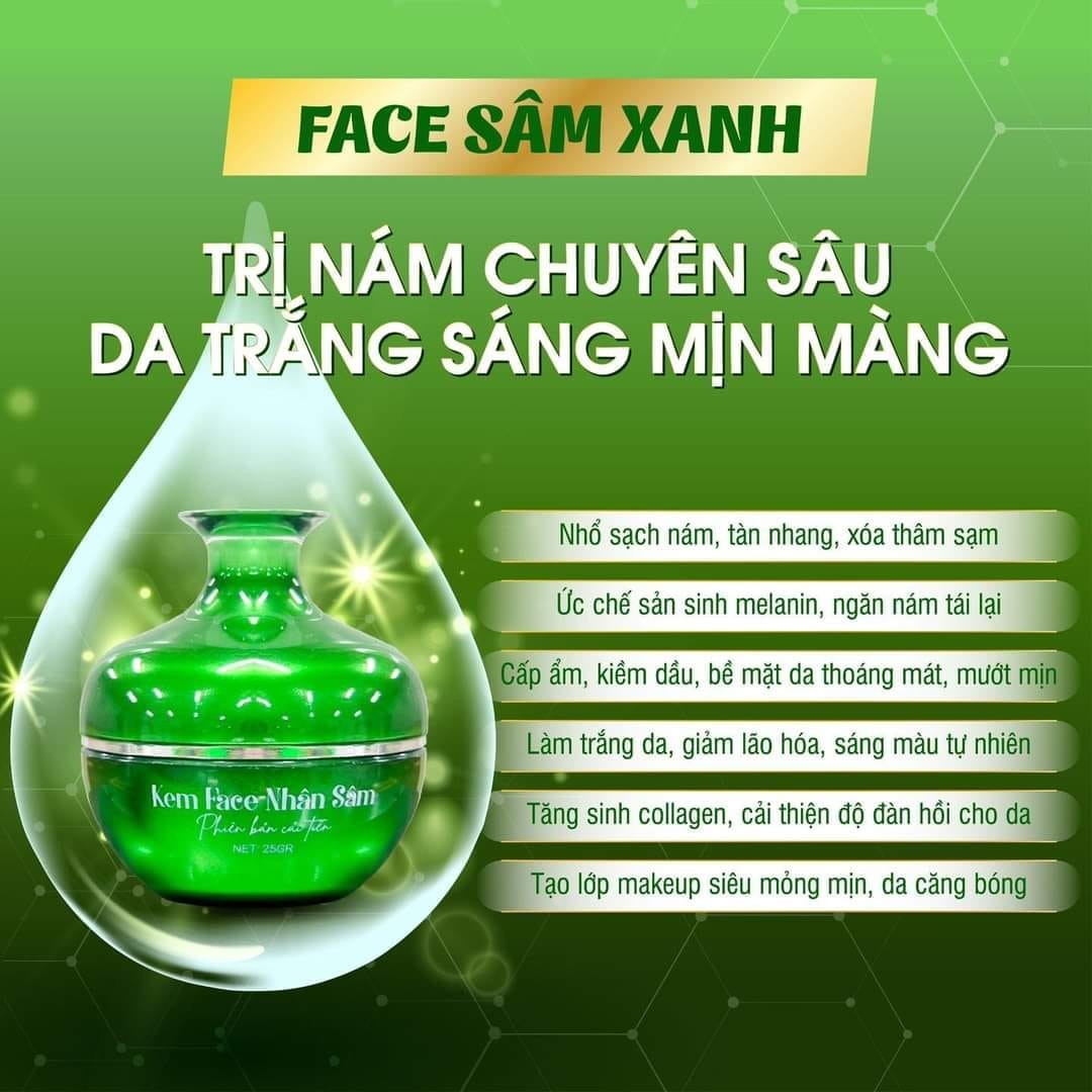 Trị nám nhiều năm không bằng một lần dùng đúng Face Nhân Sâm