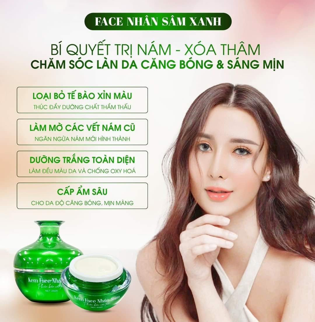 Trị nám nhiều năm không bằng một lần dùng đúng Face Nhân Sâm