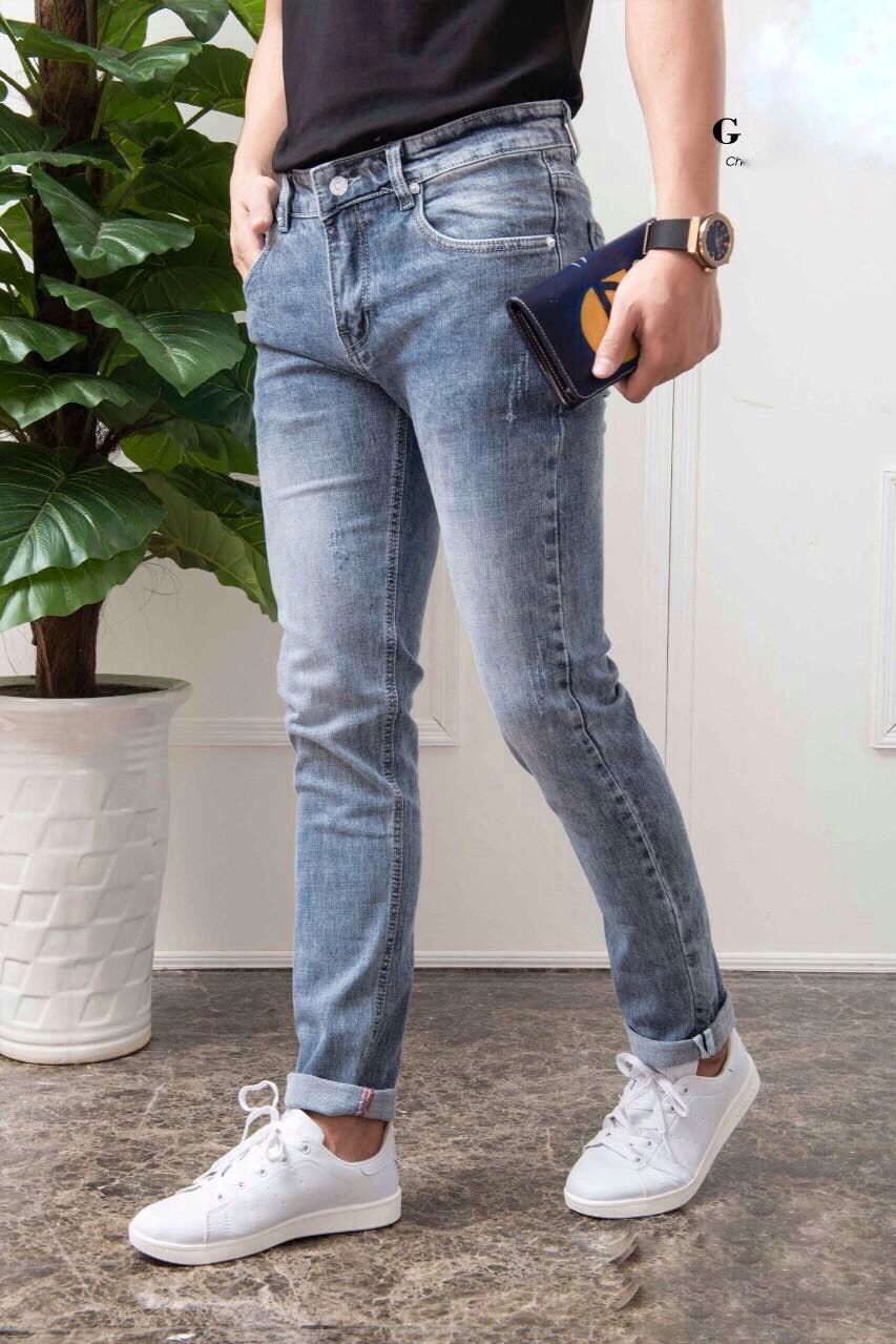 Quần jean nam màu xanh nhạt 3230