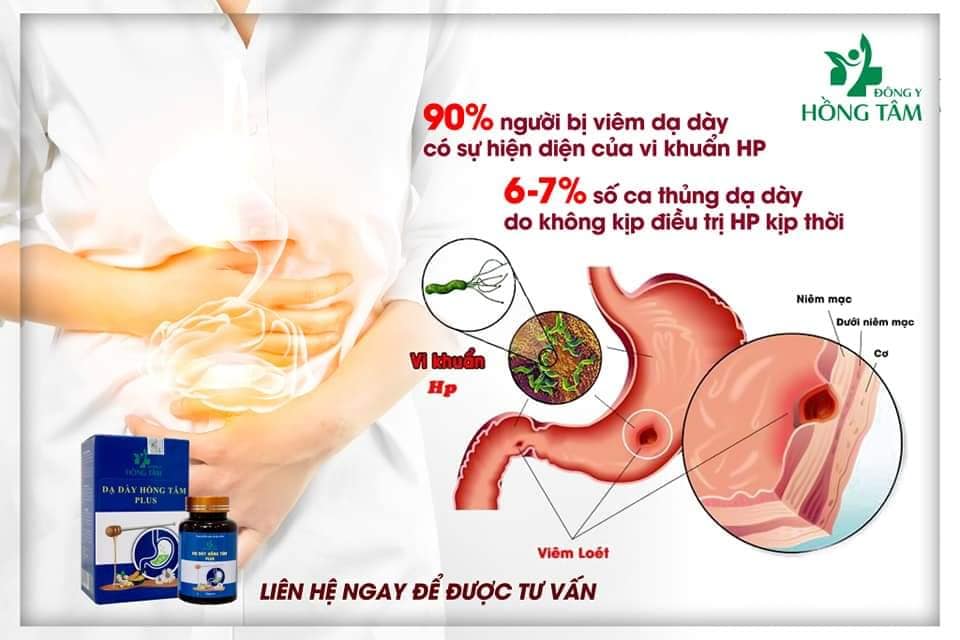 Viên Dạ Dày Hồng Tâm Plus Giải pháp được hàng triệu người Việt tin dùng