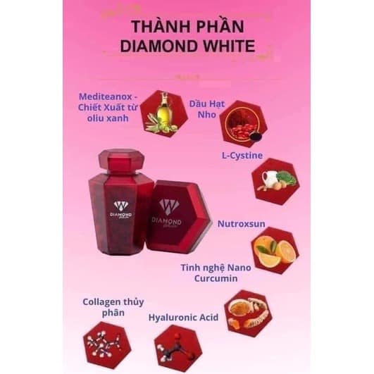 Viên Uống Trắng Da Ngọc Trinh Diamond White