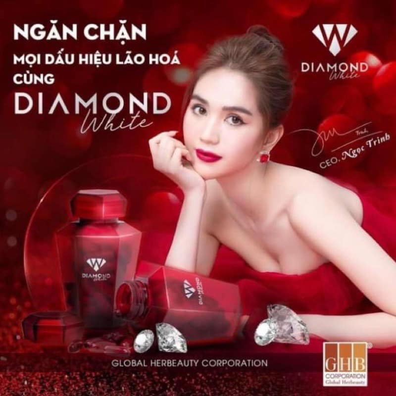 Viên Uống Trắng Da Ngọc Trinh Diamond White